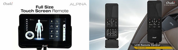 Alpina VS OS-4000XT Remote Controls