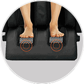 Sharper Image Relieve 3D Calf and Foot Rollers