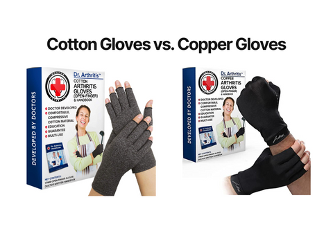 Cotton Compression Gloves vs. Copper Compression Gloves