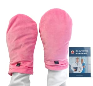 Pink Heat Therapy Gloves