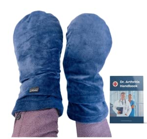 Blue Heat Therapy Gloves