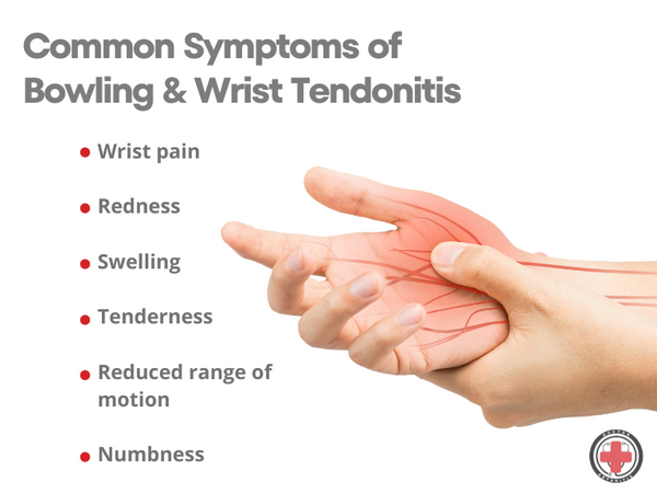 Symptoms that need a bowler's wrist brace