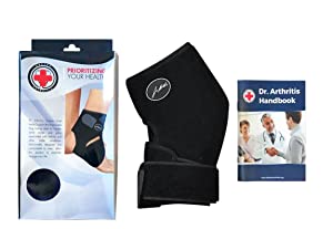 Copper Lined Ankle Support Brace & Dr Arthritis Handbook