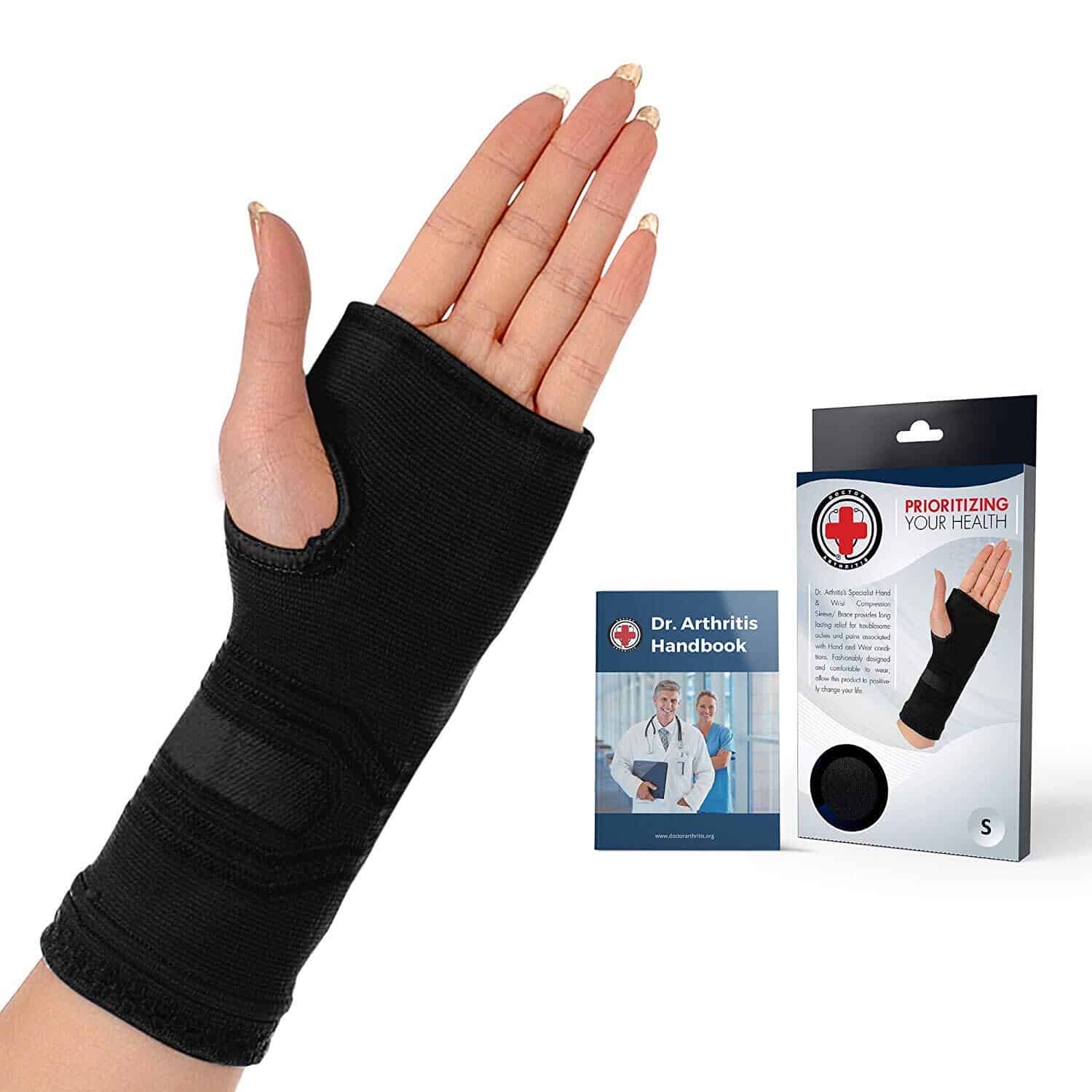 Wrist Compression Sleeve & Dr. Arthritis Handbook