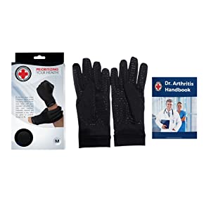 Full-Length Copper Compression GlovesFull-Length Copper Compression Gloves Copper Compression Gloves (Full-length) & Dr. Arthritis Handbook