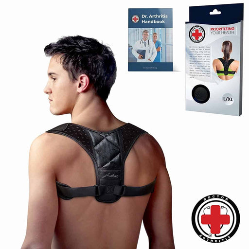 Doctor Developed Shoulder Support/Shoulder Strap/Shoulder Brace [single] &  Doctor Written Handbook - Relief For Shoulder Injuries, Arthritis, Sprains