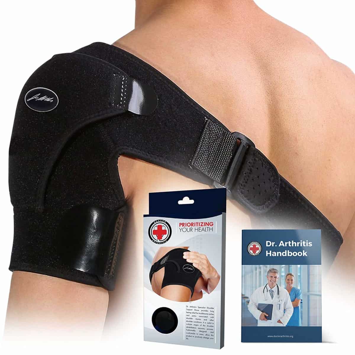 Shoulder Support Brace & Dr. Arthritis Handbook - Dr. Arthritis