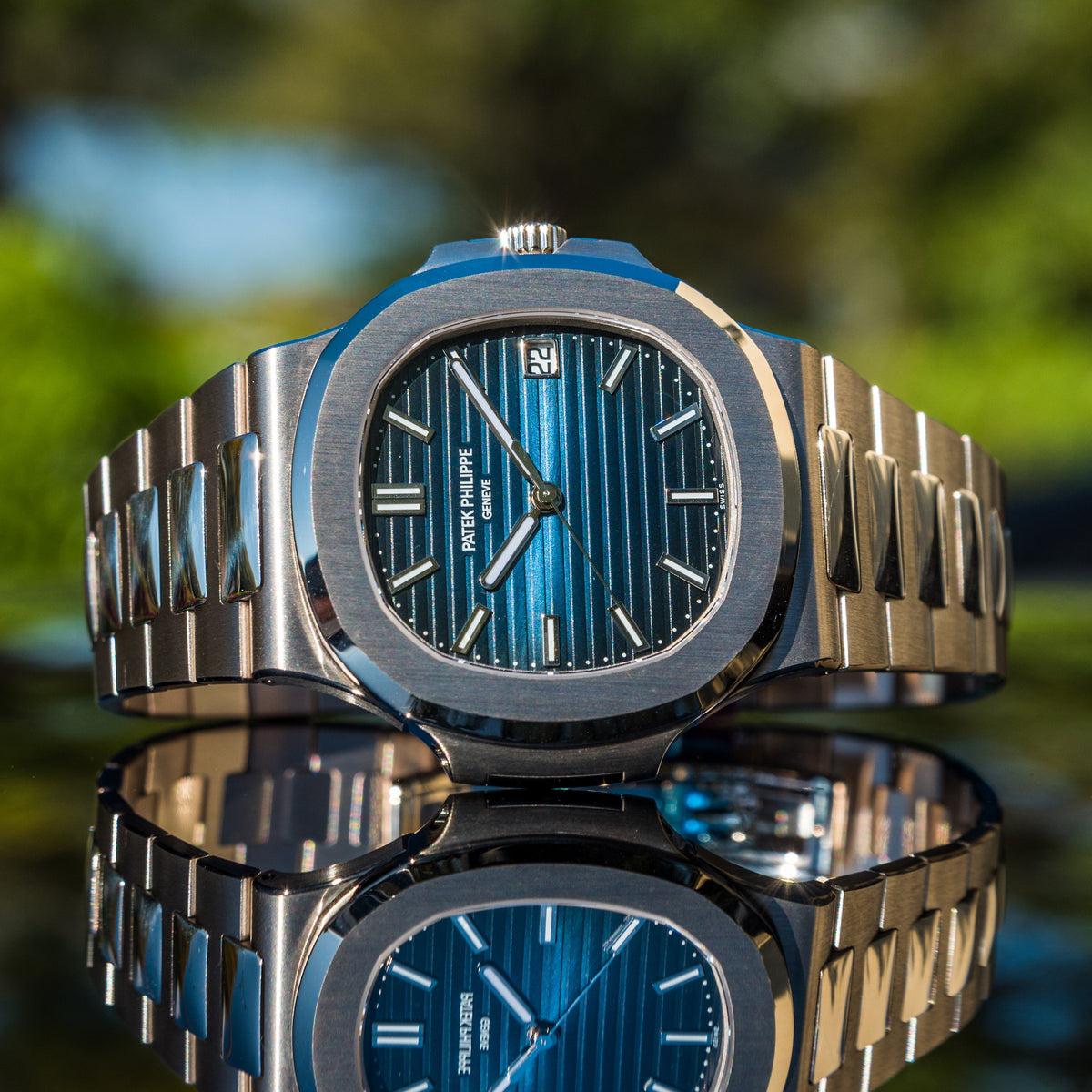 Patek Philippe Nautilus 5740/1G 18K WG Blue Dial 40mm