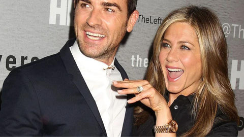 Jennifer Aniston with a 36mm yellow gold day-date