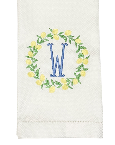 Lemon Crest Hand Towel