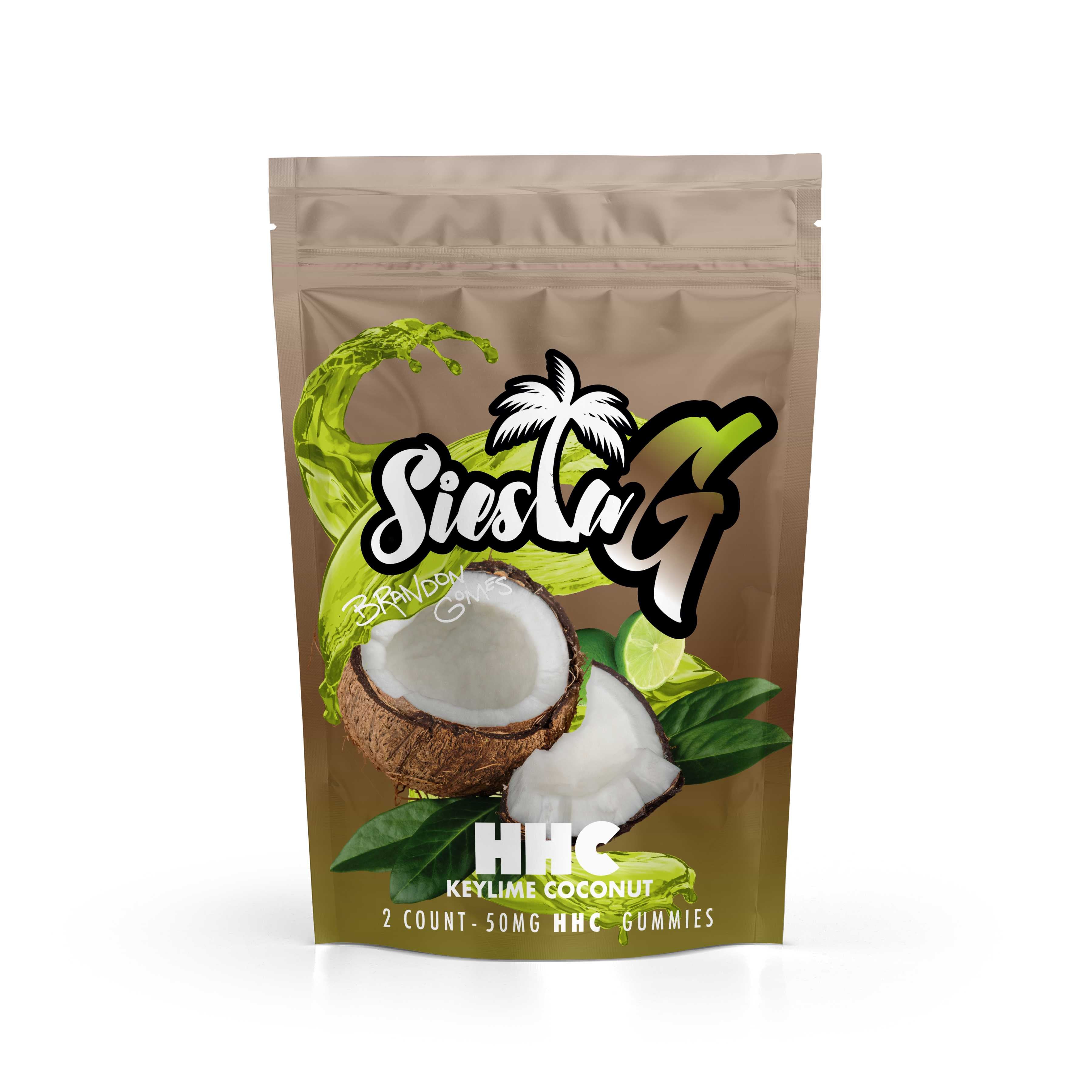 HHC Gummies 100mg  2 Pack Keylime Coconut Siesta-G