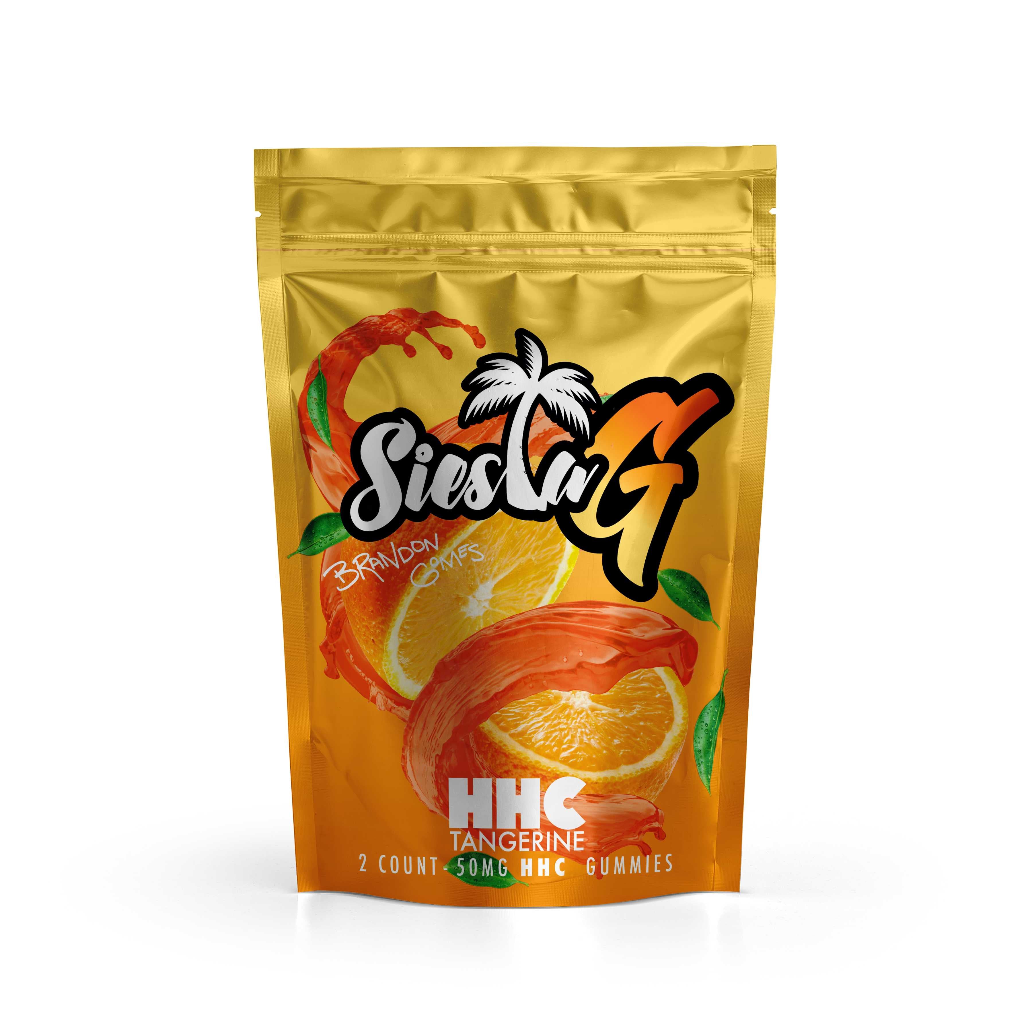 HHC Gummies 100mg  2 Pack Tangerine Siesta-G