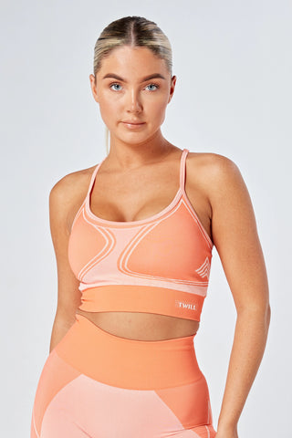 Sports Bra Low Support - CORAL MARL