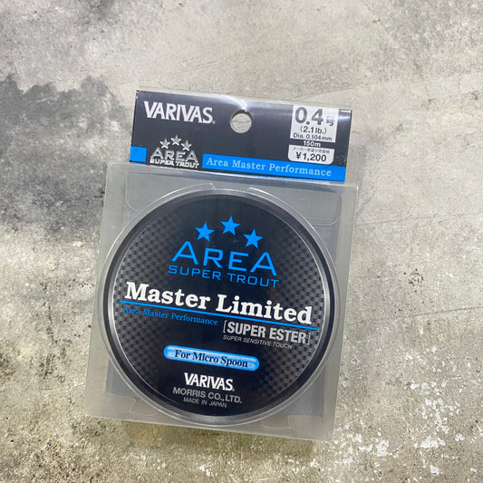 VARIVAS Super Trout Area Master Limited Super Ester Line 150m #0.4 2.1