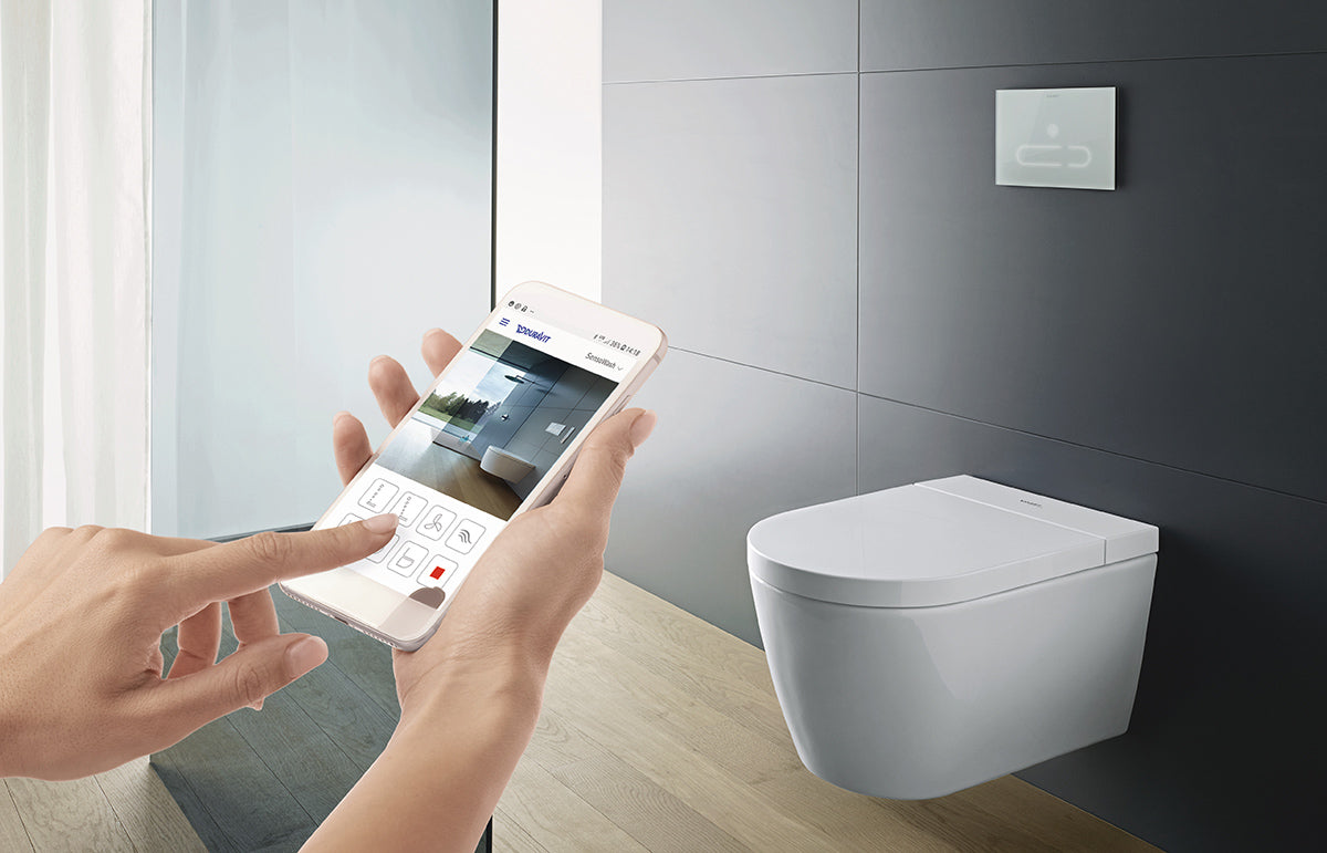 Smart toilet with app