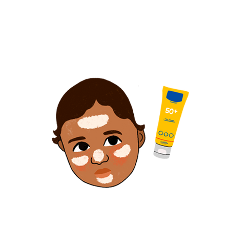 Guía de las zonas de la cara de tu bebé donde aplicar con mayor importancia la crema solar protectora 