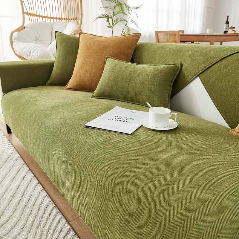  Funny Fuzzy Couch Cover, Non Slip Couch Cover, Herringbone  Chenille Fabric Furniture Protector Sofa Cover, Handwoven Non-Slip Couch  Cover (90 * 180 cm/35.4 * 70.9 in, Brown) : Home & Kitchen