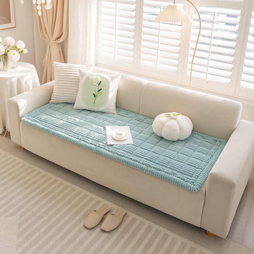Lazy Soft Flannel Breathable Pet Mat Non-slip Couch Cover - Image 20
