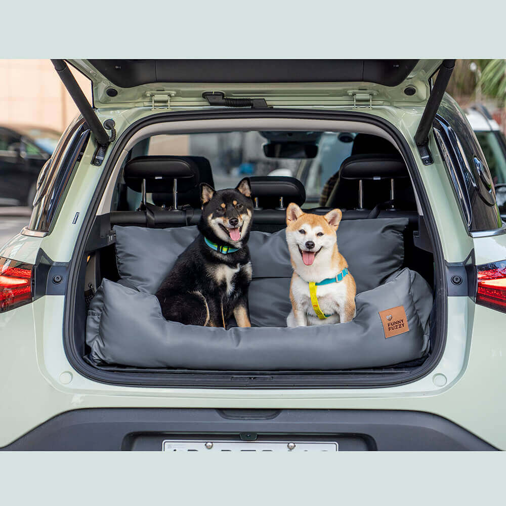 Siège de voiture portable pour animaux de compagnie style traversin Si