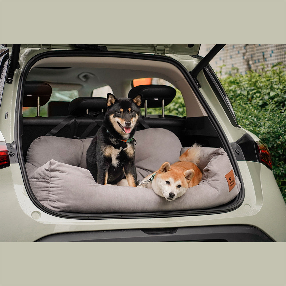 Image of Travel Bolster Safety Medium Large Dog Car Back Seat Bed