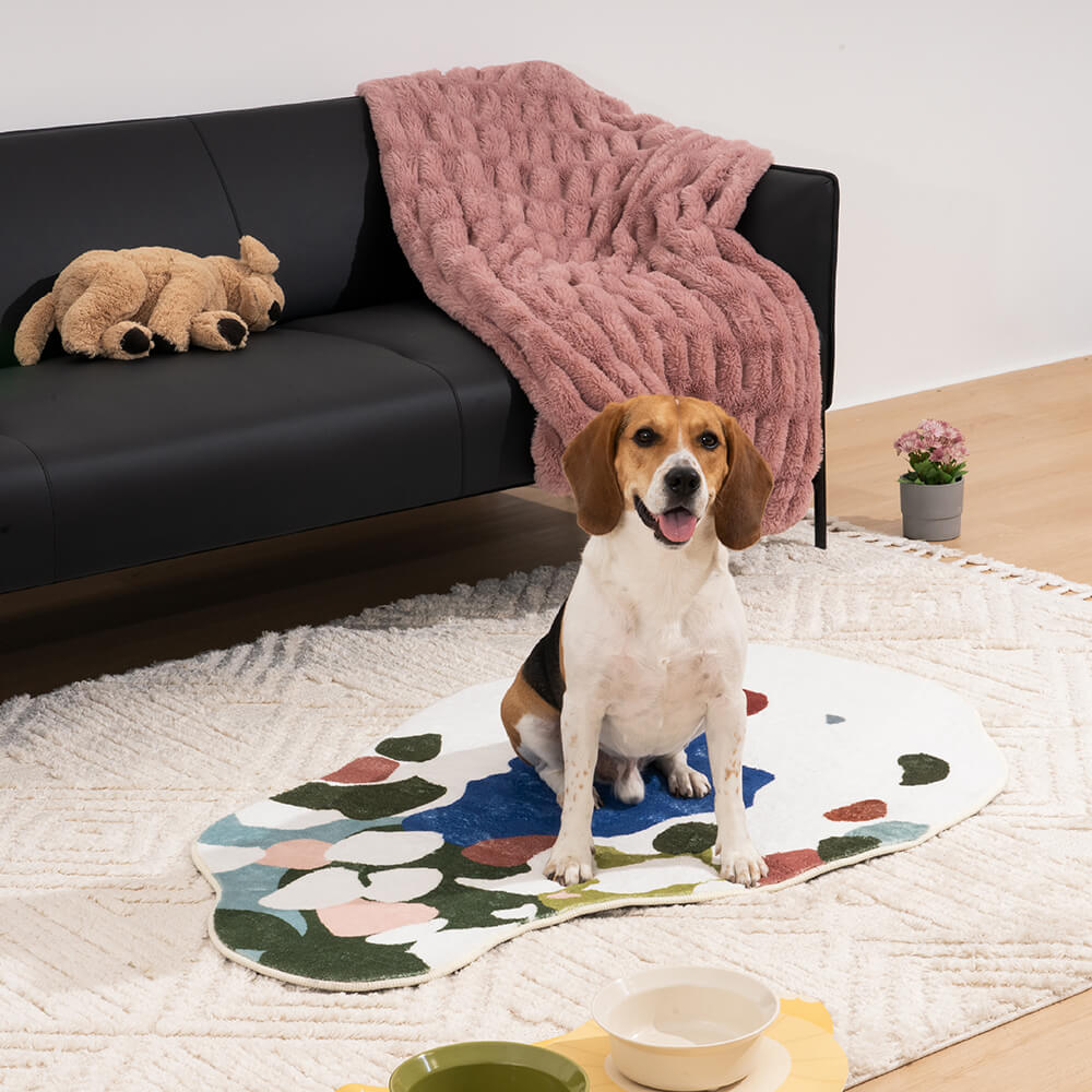 Wonderland Daisy Carpet Pet Mat Pet Rug - FunnyFuzzy