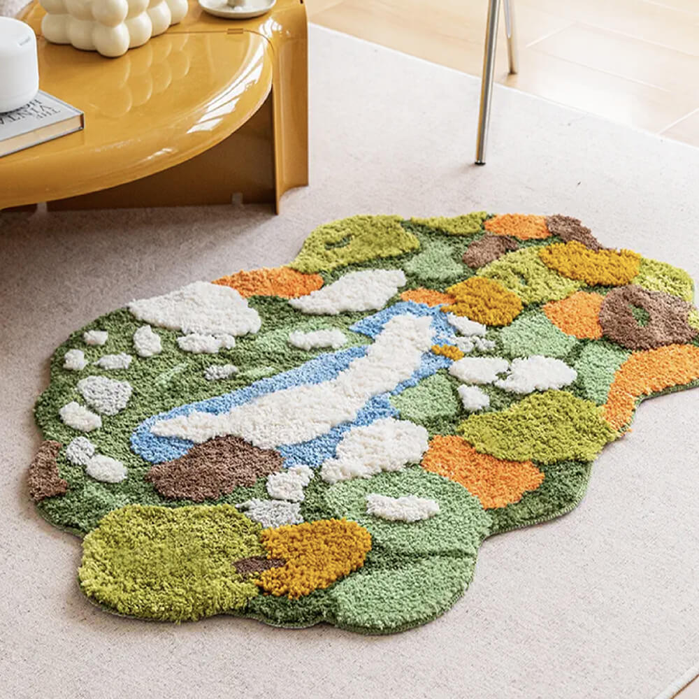 Wonderland Daisy Carpet Pet Mat Pet Rug - FunnyFuzzy