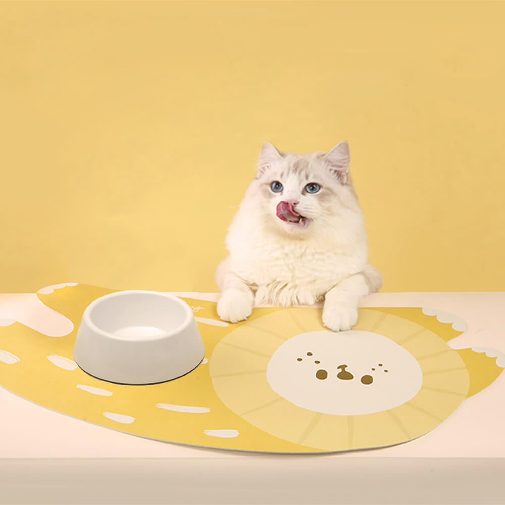 Pet Spill-proof Place Mats Waterproof & Greaseproof Bowl Mat-FunnyFuzzy
