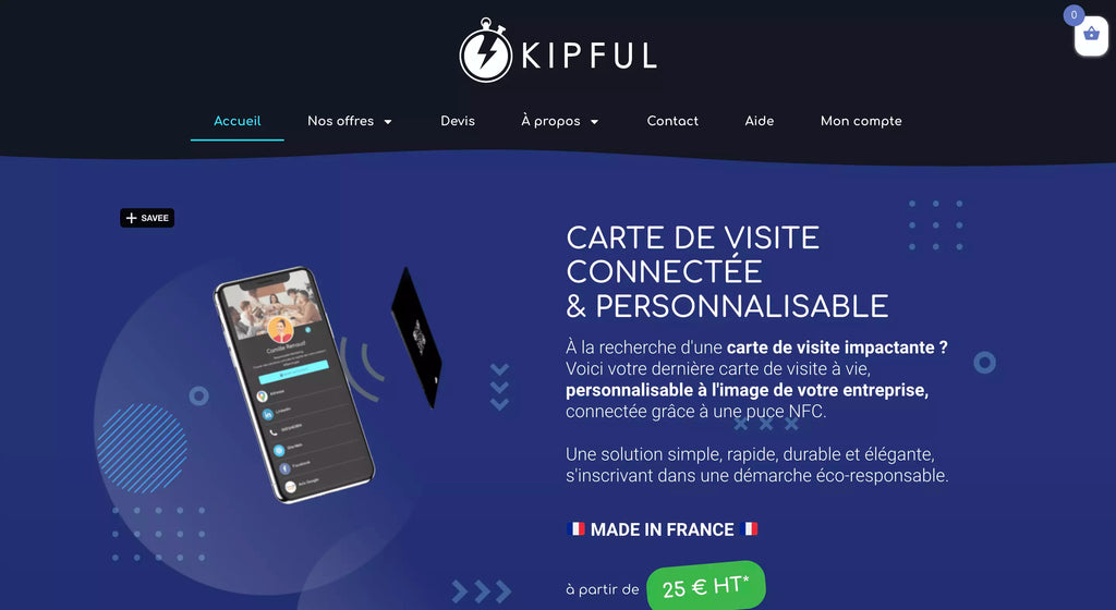 Landing page Kipful