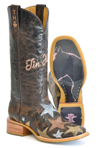 Check out our Women’s Tin Haul “Hollywood Stars” Western Square Toe Boot, one of our most popular and best-selling women's boots for 2024!