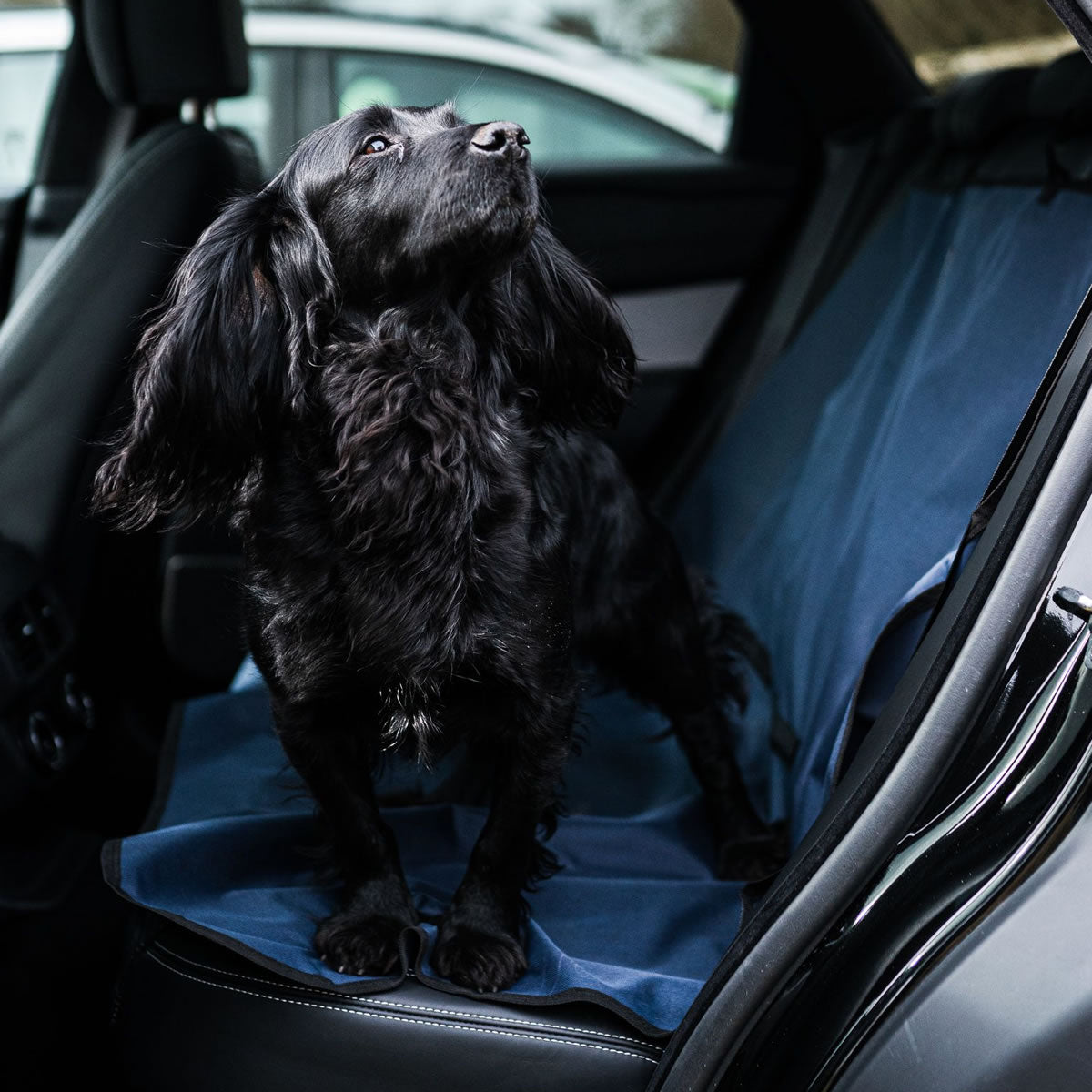 Image of Danish Design Dog Car Seat Covers - Grey - 140 x 115cm