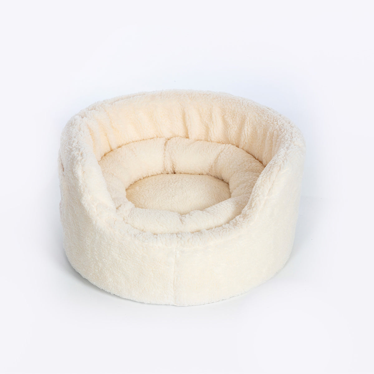 Image of Danish Design My First Bed Oval Puppy Bed - Cream - Size Small