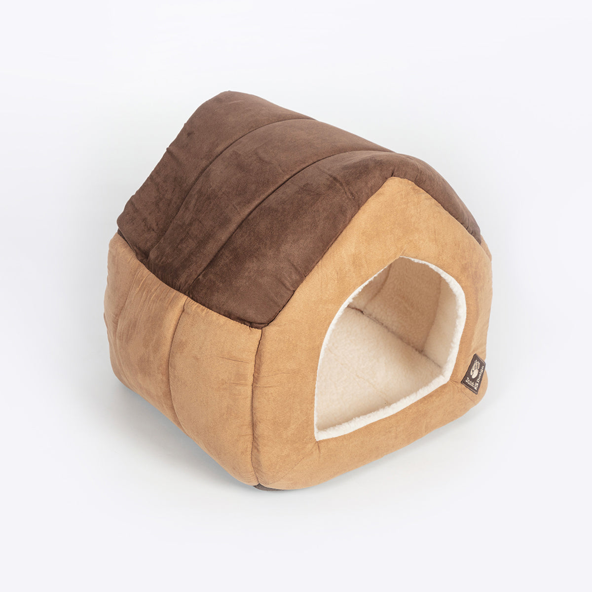 Image of Danish Design Pet House For Small Dogs - Beige - Large House