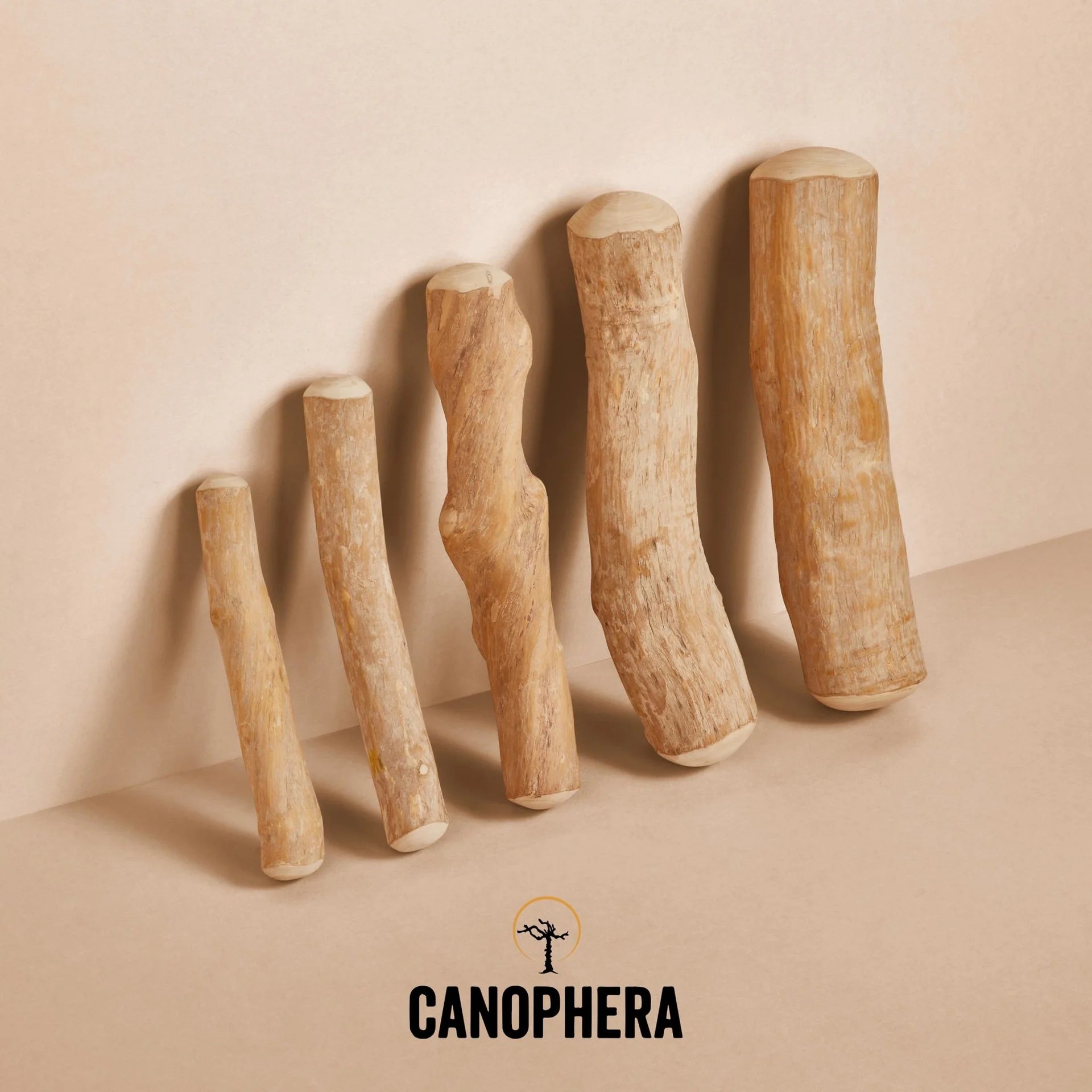 Image of Canophera Natural Coffee Wood Dog Chew Sticks - Medium
