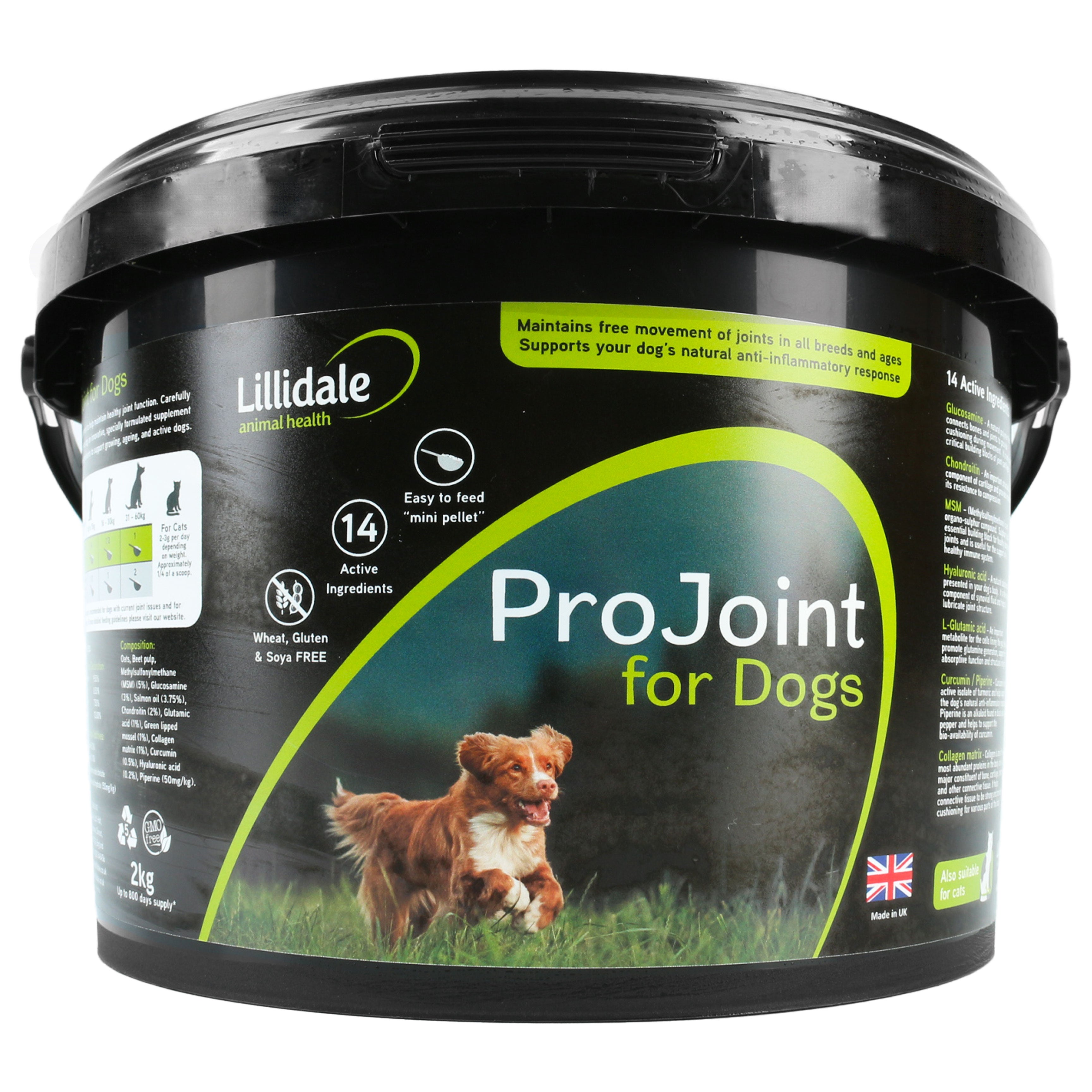 Image of Lillidale ProJoint 4 Dogs Supplement - Small 500 Gram Tub