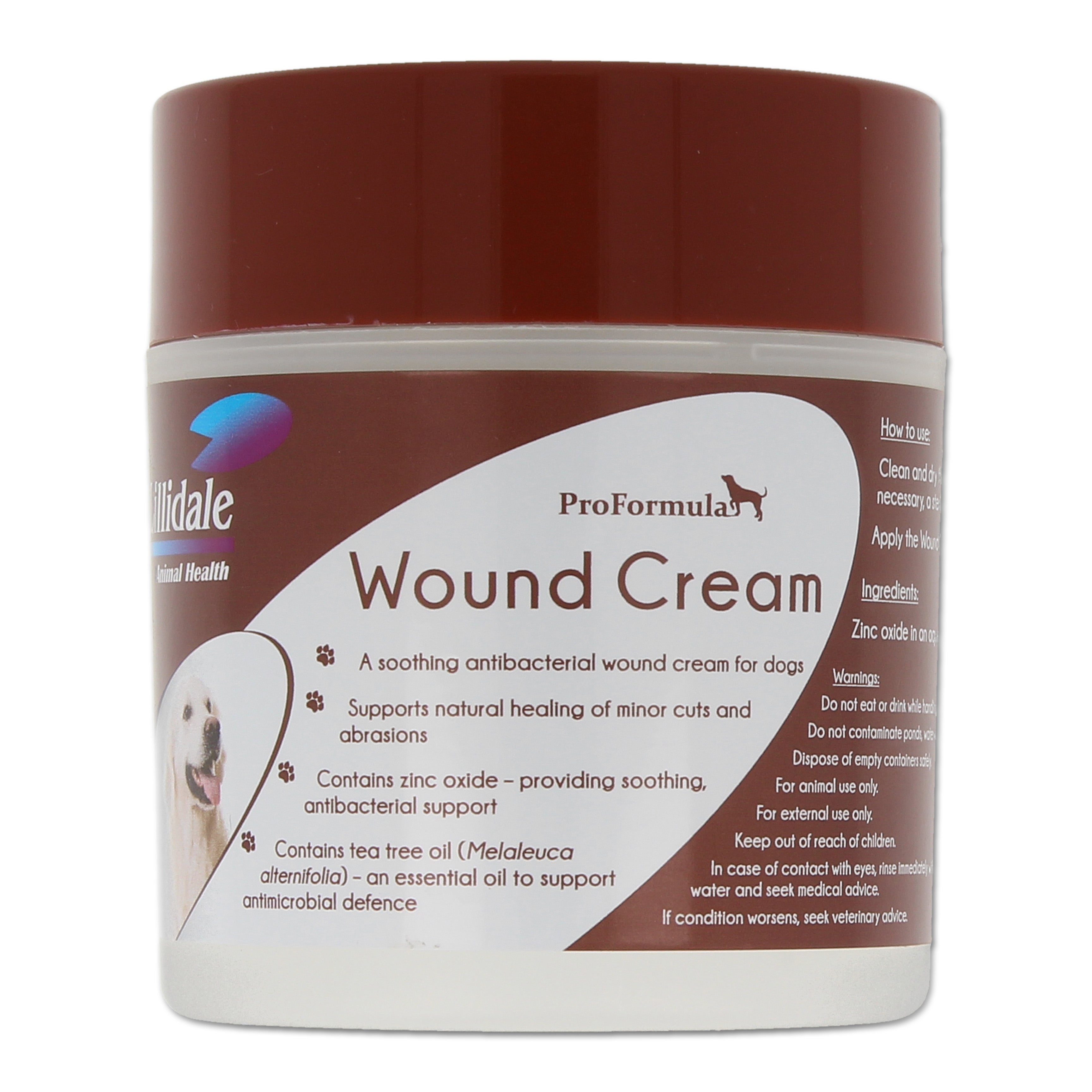 Image of Lillidale Animal Health Wound Cream For Dogs 100g