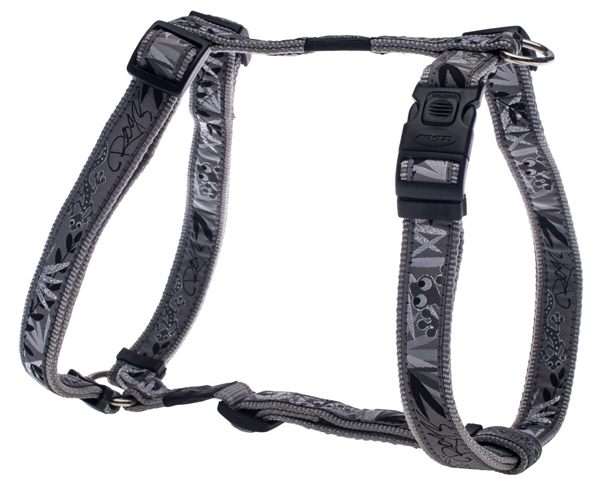 Image of Rogz Fancy Dress Silver Gecko Dog Harness - Extra Large