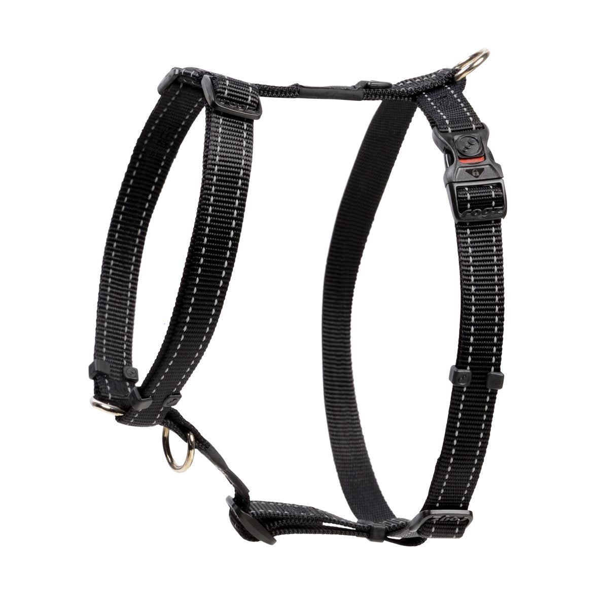 Image of Rogz Utility Classic Reflective Dog Harness - Black - Medium