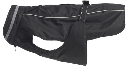 Image of Kruuse Buster Outdoor Water Resistant Dog Jacket - Black Pepper - Small
