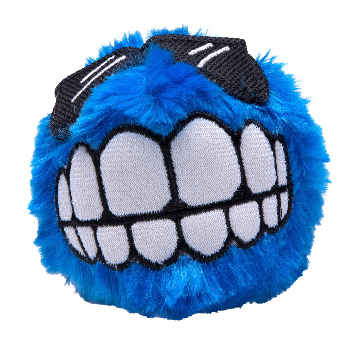 Image of Rogz Fluffy Grinz Dog Toy - Blue - Medium