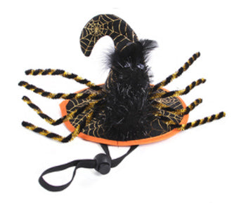 Image of Halloween Witches Spider Hat For Dogs - One Size - Doggie Solutions