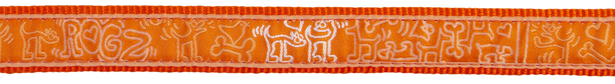 Image of Rogz Fancy Dress Orange Doodle Dog Harness - Small