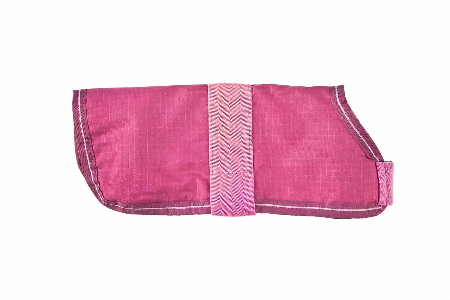 Image of Luxury Waterproof Dog Coat With Fur Lining - Pink - 22 Inch