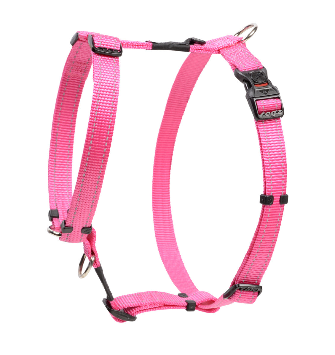 Image of Rogz Utility Classic Reflective Dog Harness - Pink - Medium