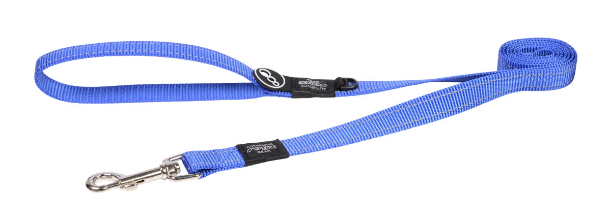 Image of Rogz Utility Classic Reflective Dog Lead - Blue - Small