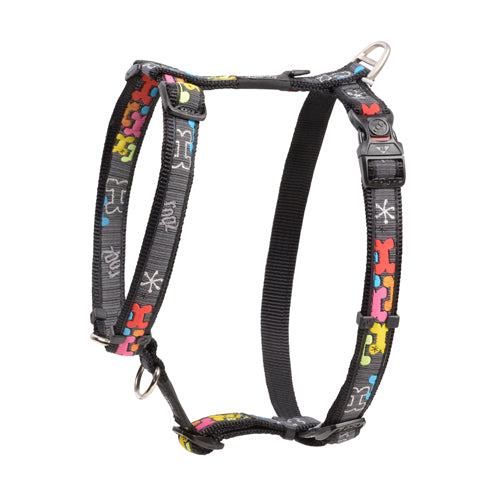 Image of Rogz Fancy Dress Multicolour Dog Harness - Large