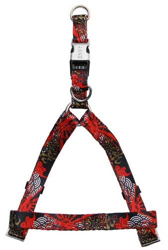 Image of Envy Sengoku Designer Dog Harness - Red - Medium