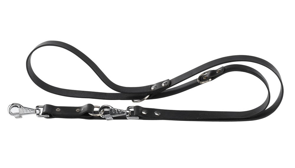 Image of Natural Black Training Dog Lead - Black - Small 12mm