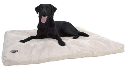 Image of Buster Soft Memory Foam Pet Bed - Grey - Size Medium (100x70cm)