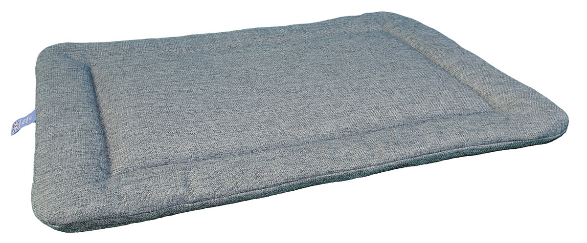 Image of Heavy Duty Basket Weave Cushion Pads For Dog Crates - Grey - Medium