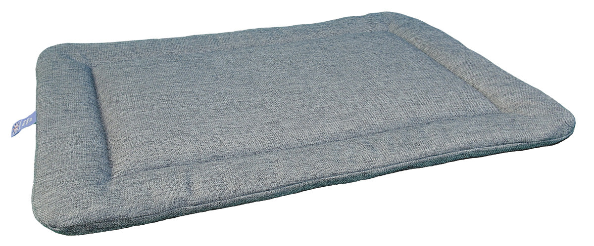 Image of Heavy Duty Basket Weave Cushion Pads For Dog Crates - Grey - Large
